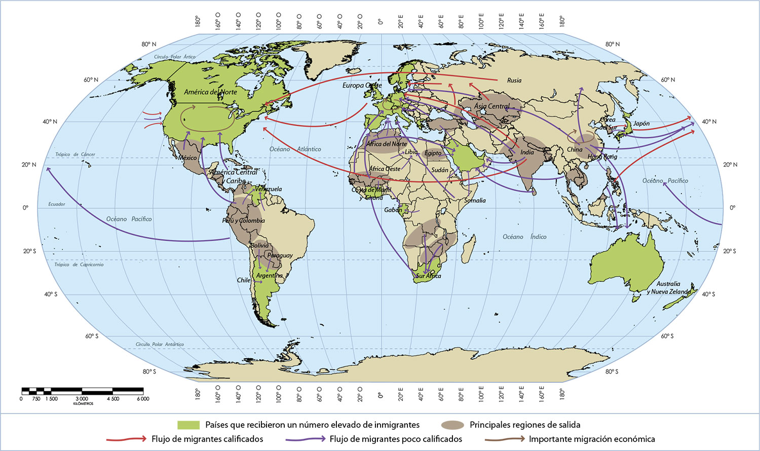 principales ramas de la geografía Humana