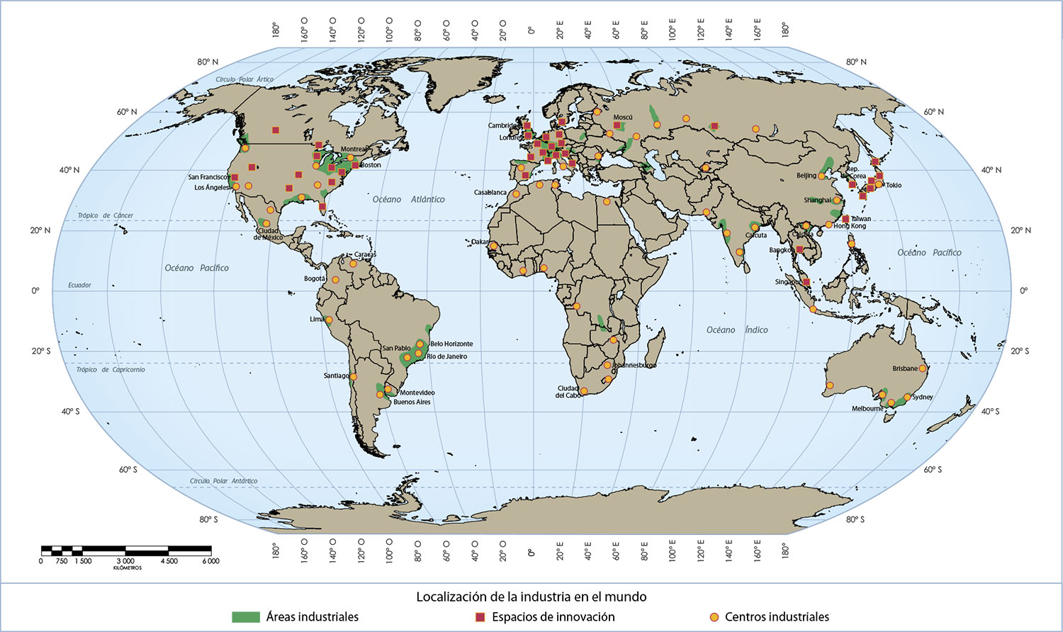 principales ramas de la geografía Humana